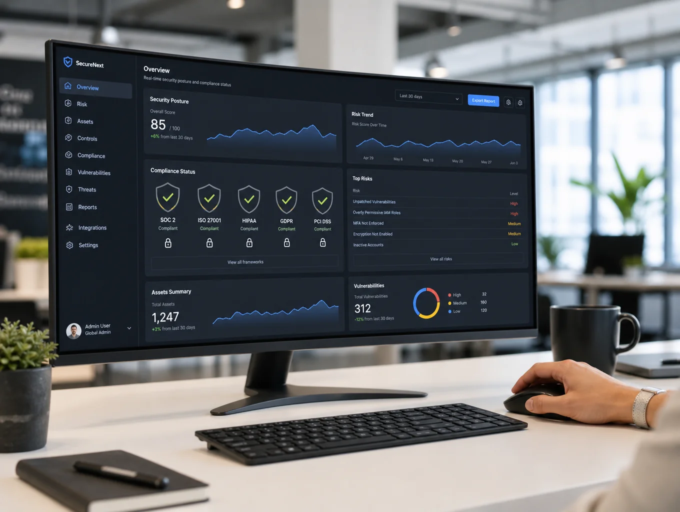 Legal compliance documentation interface showing regulatory data